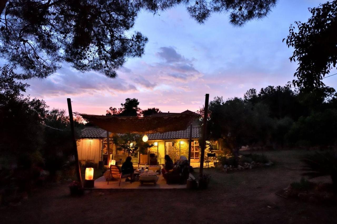 Glamping At A Lovely Tent In Skiaxtro- Marathopoli Villa Exterior photo
