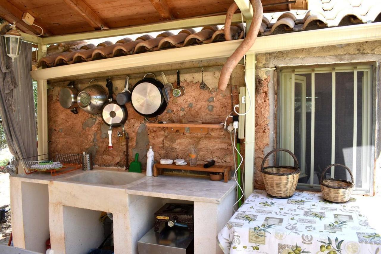 Glamping At A Lovely Tent In Skiaxtro- Marathopoli Villa Exterior photo