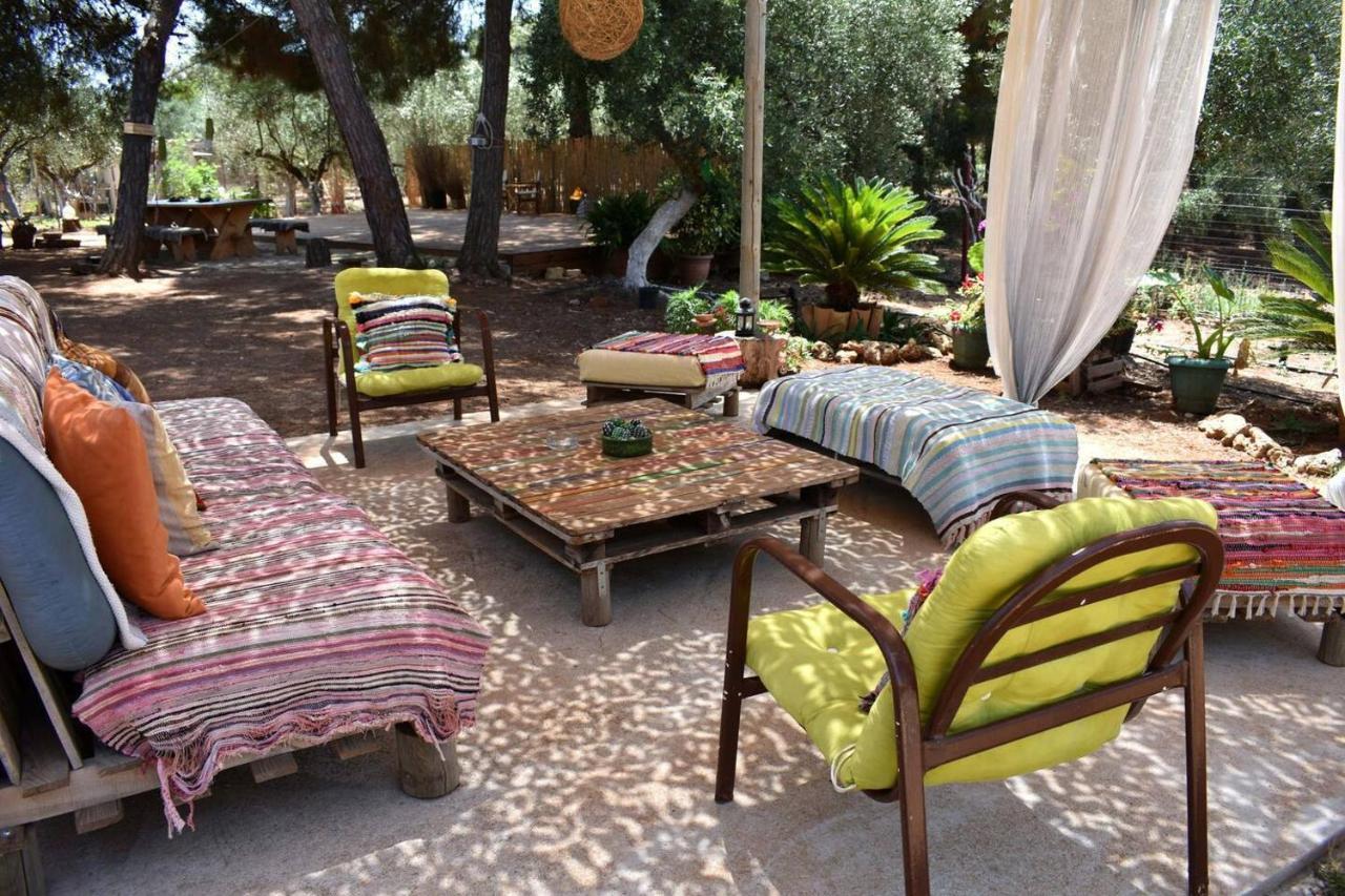 Glamping At A Lovely Tent In Skiaxtro- Marathopoli Villa Exterior photo